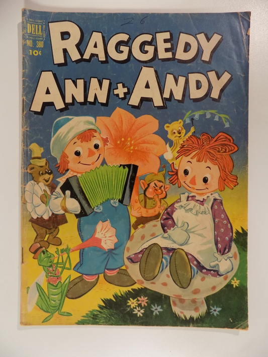 Four Color #380 Raggedy Ann + Andy Dell Comic 1952 Very Good+