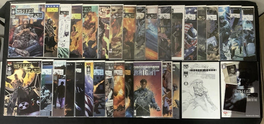 Rising Stars #Prelude-#24 + Top Cow Sketch #1 + Born In Fire TPB + Bright #1-3
