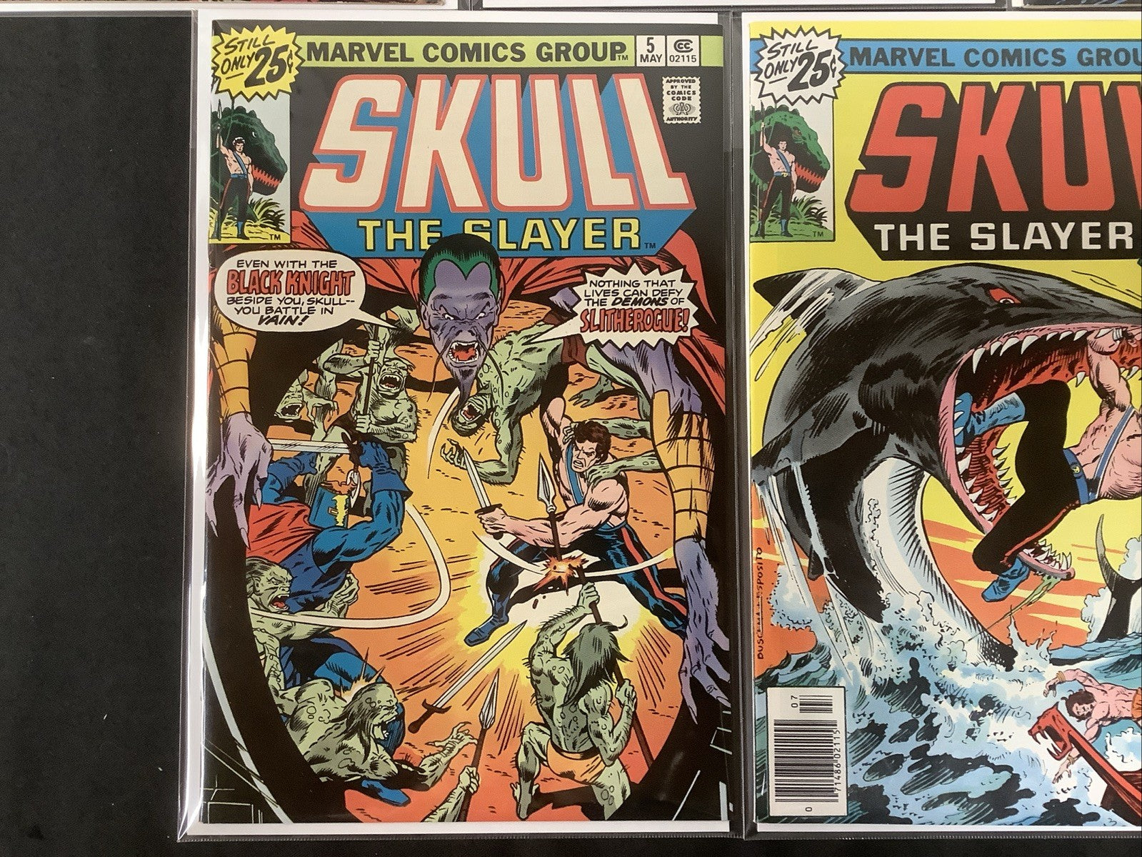 Skull the Slayer #1-7 Comic Lot, Marvel, Marv Wolfman/Steve Gan, High Grade Run