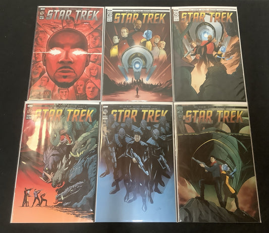 Star Trek #12-17 (vol.6) Comic Lot, IDW, Collin Kelly/Angel Unzueta, 2023