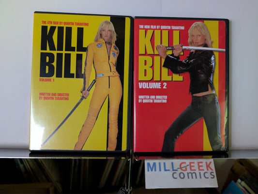Kill Bill Volume 1 & 2, 2 Movie Set (DVD) Like New -JD