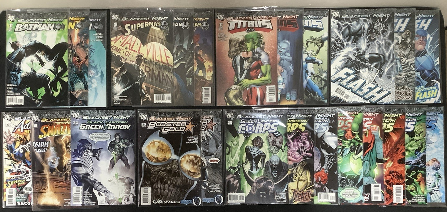 Blackest Night Comic Bundle: See Description And Photos, 46 Comics Total! DC