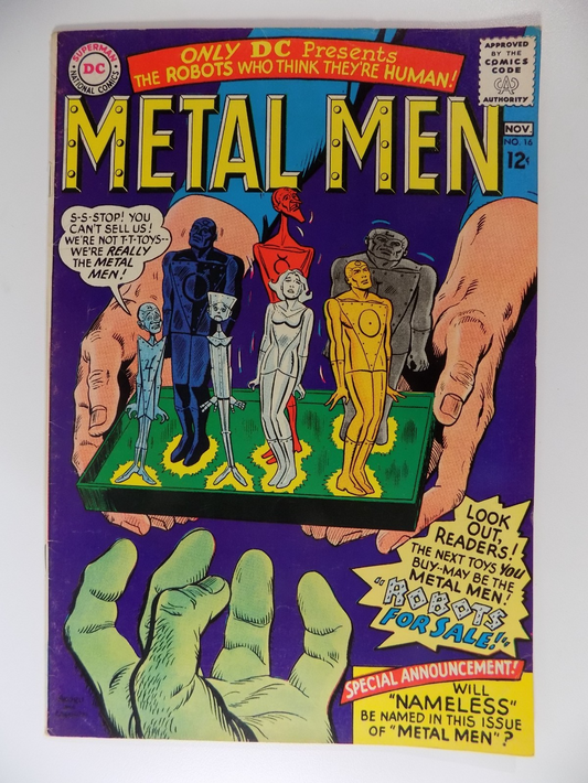 Metal Men #16 DC Comic November 1965 Fine/Very Fine