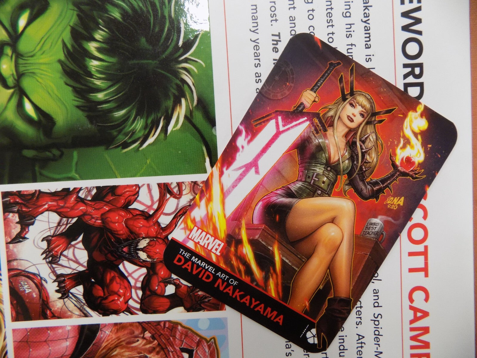 The Marvel Art of David Nakayama HC w/ Collectible Card