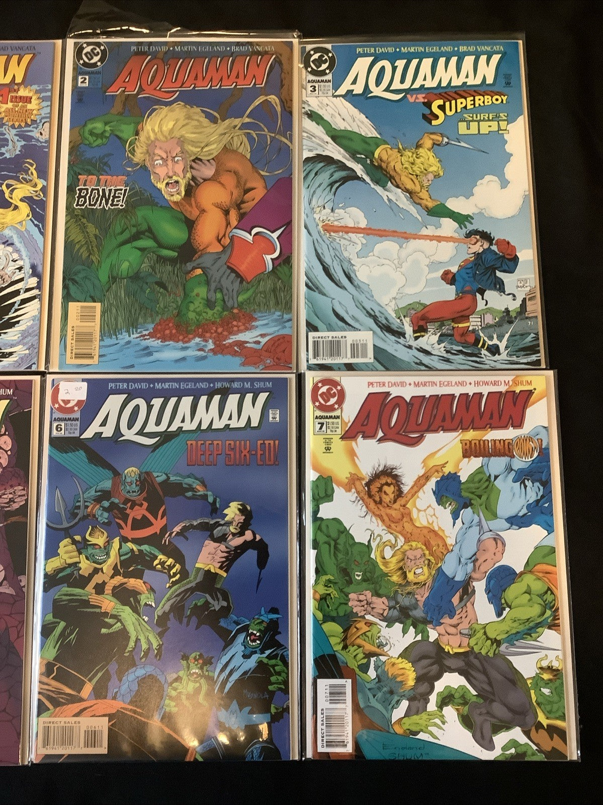 Aquaman Peter David Bundle (Time And Tide #1-4, Vol.5 #0-7) 12 Comics Total
