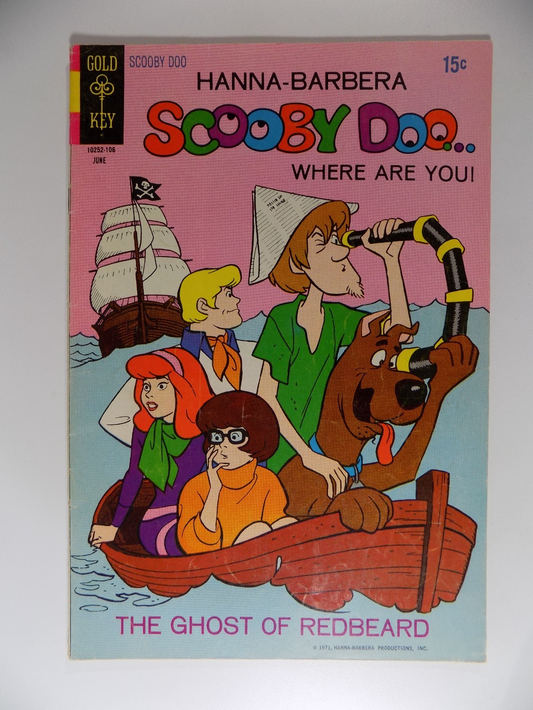 Scooby Doo...Where are You! #6 Gold Key Comic Fine- June 1971