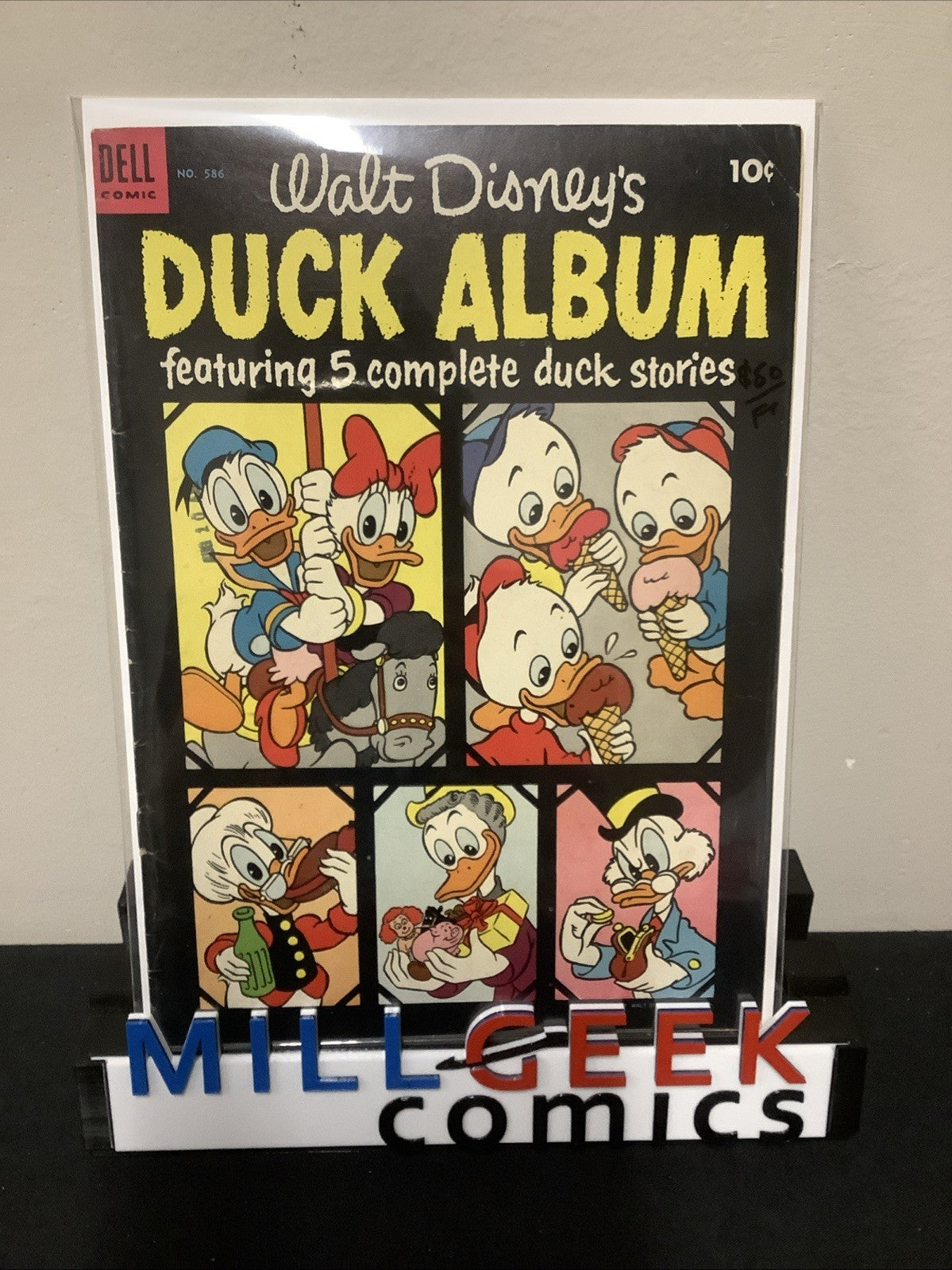 Four Color #586 (Dell Comics September 1954) F+ (6.5) Donald Duck Album