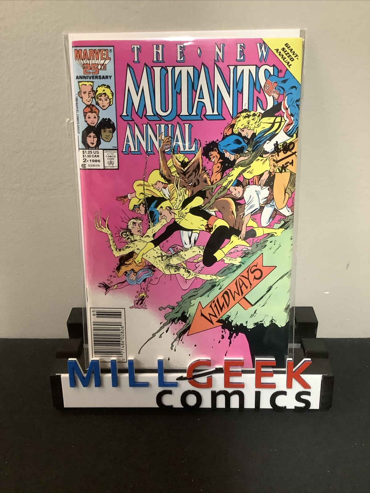 NEW MUTANTS ANNUAL #2 (1986) VF+ (8.5) 1st App Betsy As Psylocke, Newsstand
