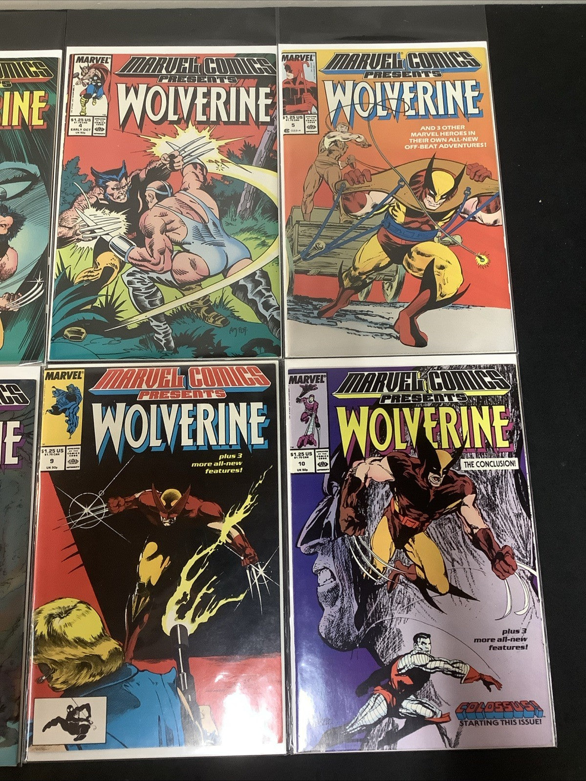 Marvel Comics Presents #1-10 Comic Lot, Chris Claremont/John Buscema (Sep 1988)
