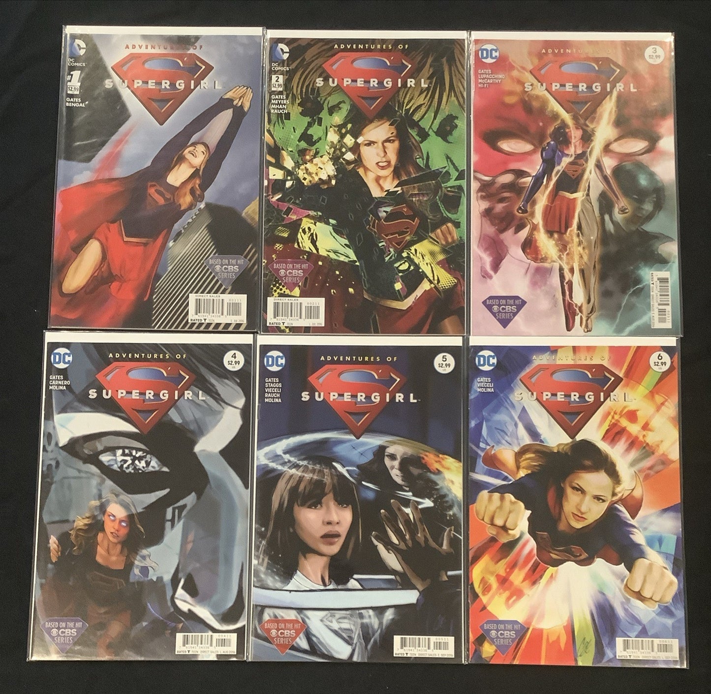 Adventures of Supergirl #1-6 Complete Comic Set, DC Comics, CBS Show Tie-in