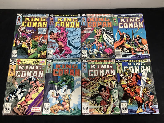 King Conan #4-11 Comic Lot, 1980, Marvel Comics, Doug Moench Alan Kupperberg