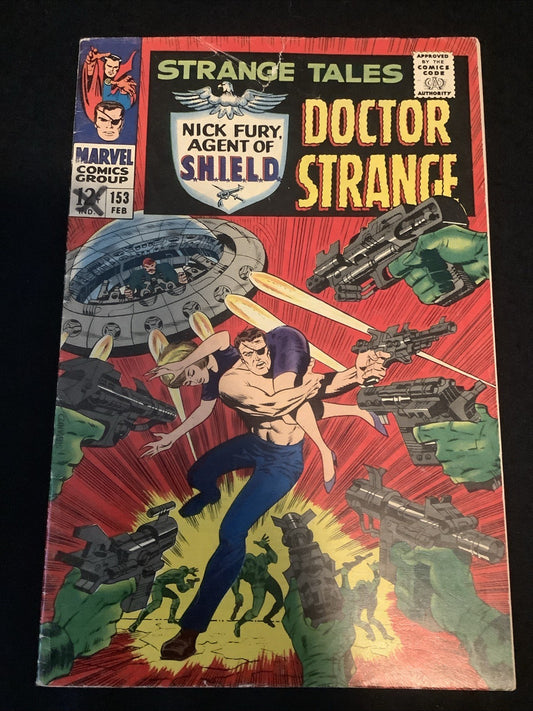Strange Tales #153 (Marvel Comics February 1967) F- (5.5) Lee/Kirby/Steranko