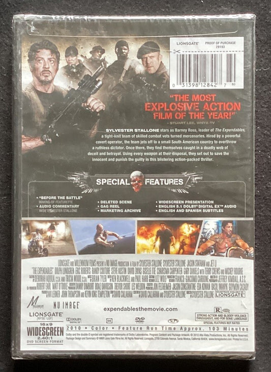 The Expendables (DVD, 2010, Widescreen) NEW, Sealed  -PS