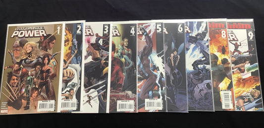Ultimate Power #1 2 3 4 5 6 7 8 9 Marvel Mini Series Comic Book Set 1-9 Complete