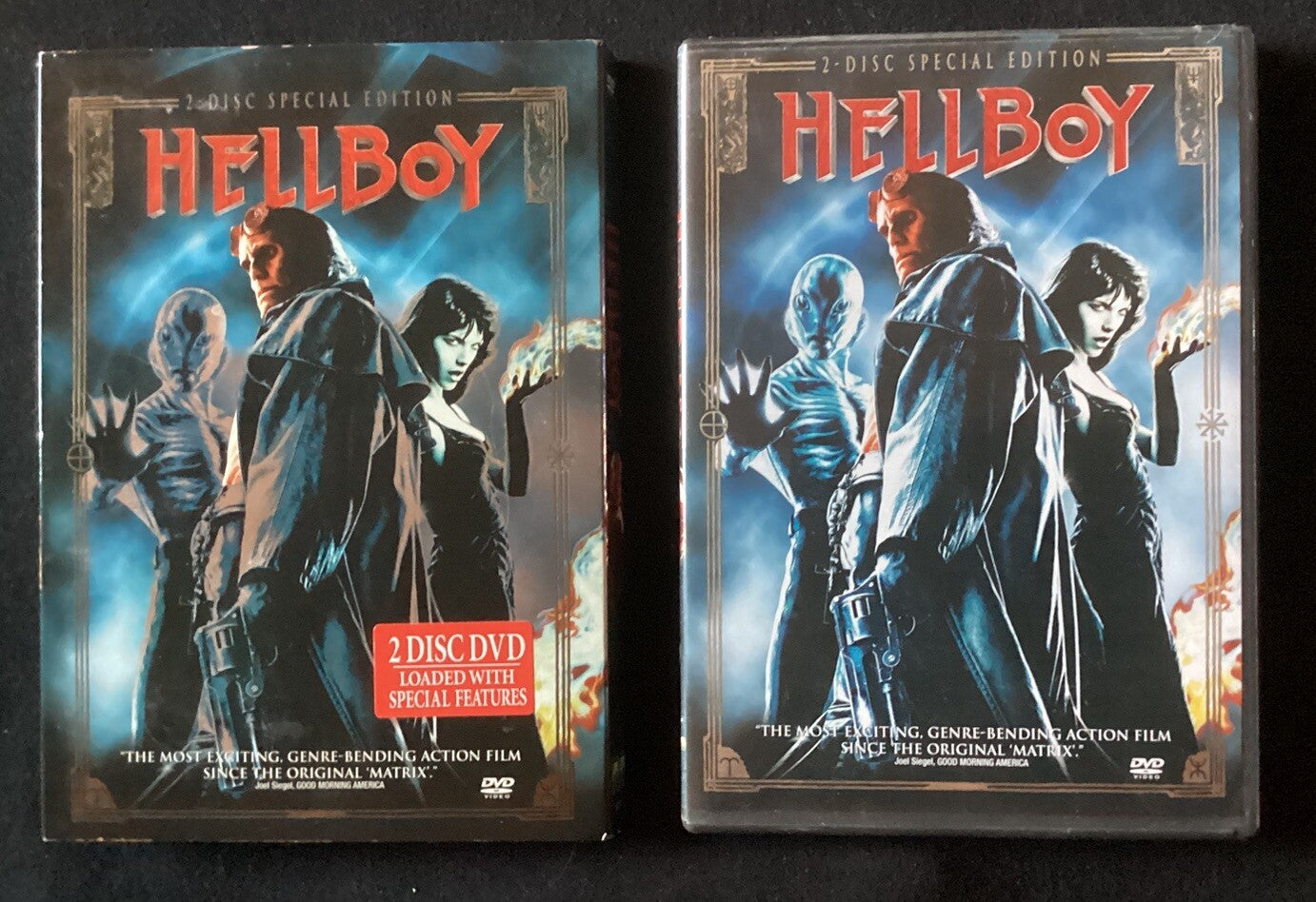 Hellboy / Hellboy II: The Golden Army - DVD, Like New -PS