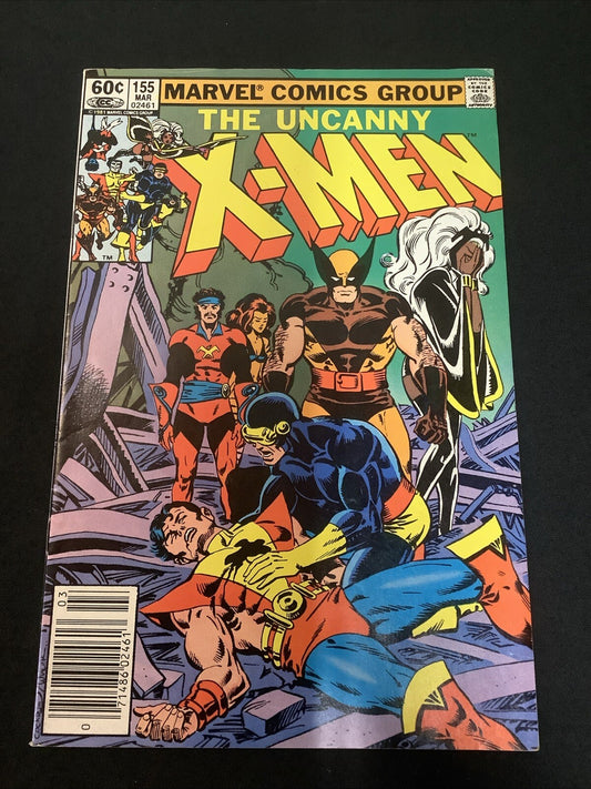 Uncanny X-Men #155 (Marvel Comics March 1982) VF (8.0) 1st App The Brood