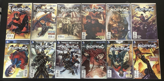 Nightwing #1-12 Comic Lot, DC Comics, Kyle Higgins/Eddy Barrows, New 52