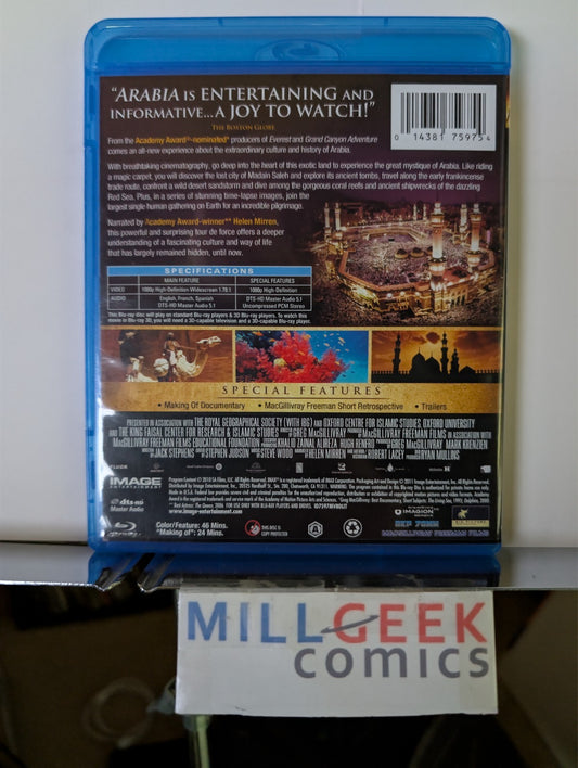 Arabia 3D, IMAX Produced, Helen Mirren (Blu-Ray) -JD