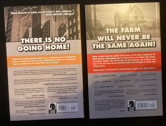 Black Hammer Volume 1 & 2, TPB, Dark Horse, Jeff Lemire