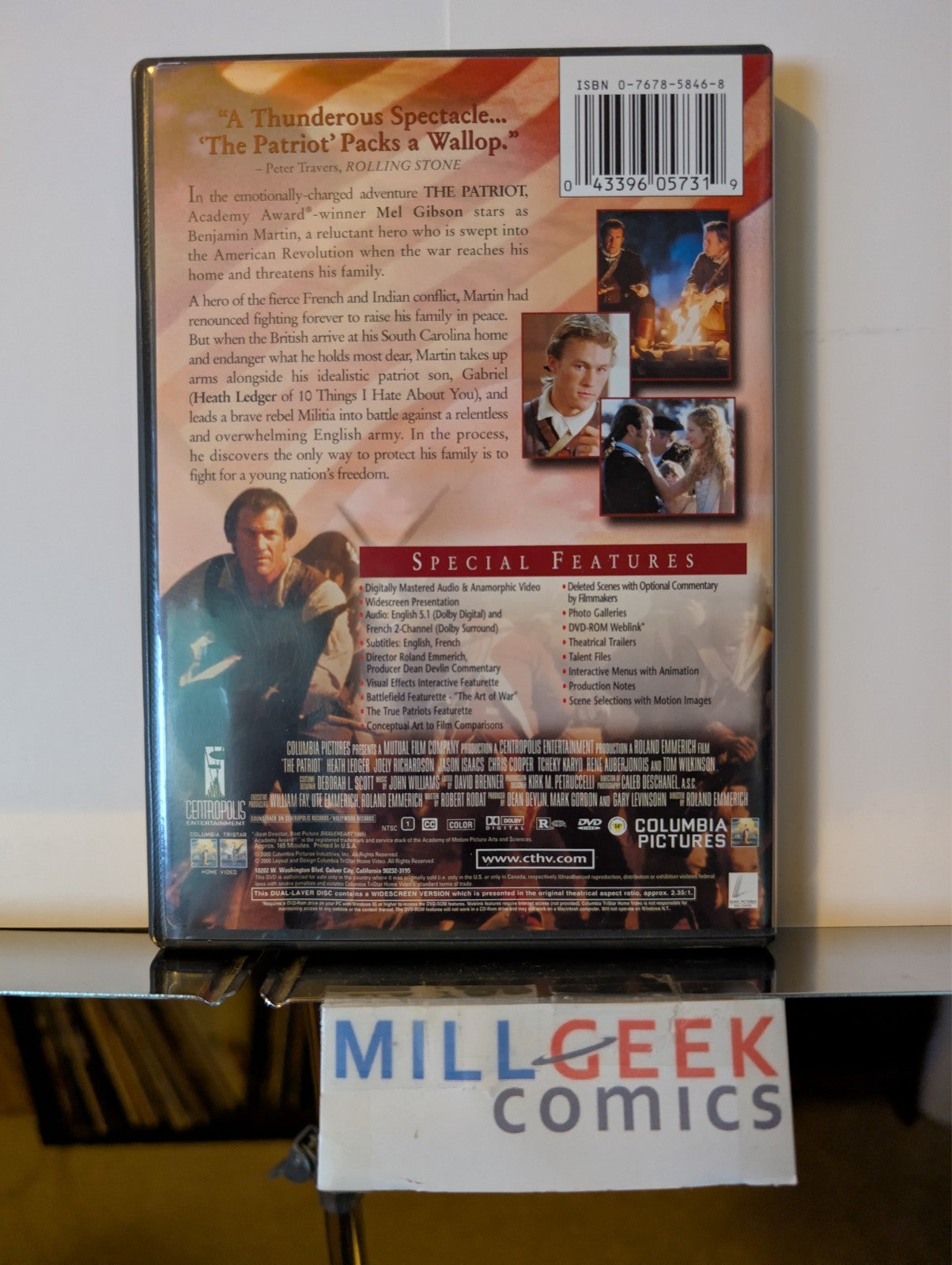 The Patriot / The Red Badge of Courage (DVD) Like New-JD