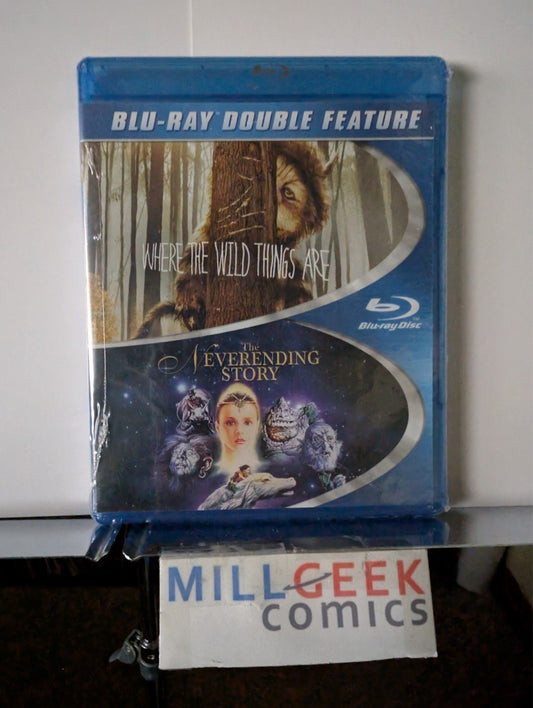 Where the Wild Things Are / Neverending Story, 2 Movies (Blu-Ray) Brand New -JD