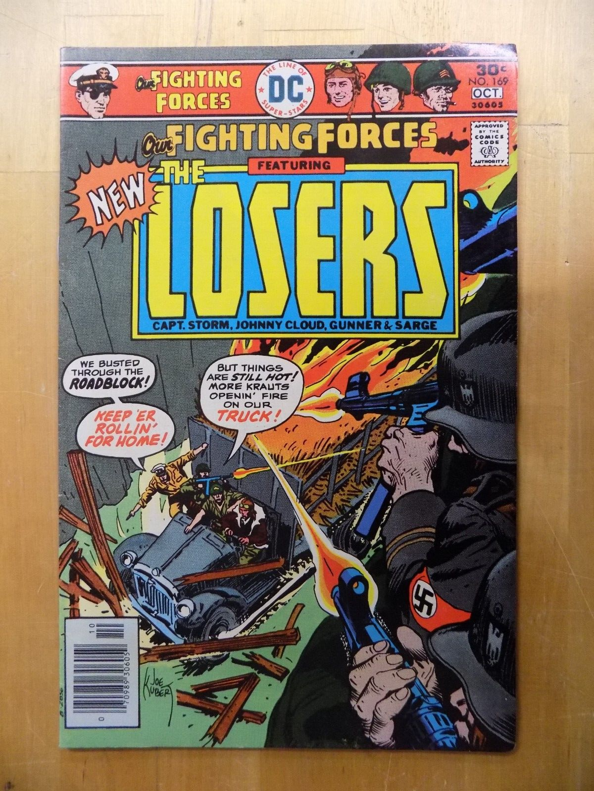 Our Fighting Forces featuring The Losers #168-173 Joe Kubert