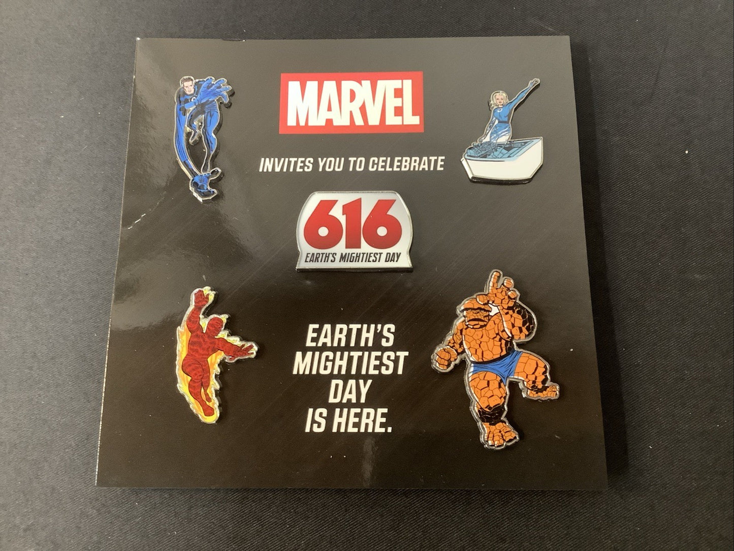 Marvel 616 Day 2025 Bundle: 616 Comic Pack Sealed! F4 Pin Set, Letter & Envelope