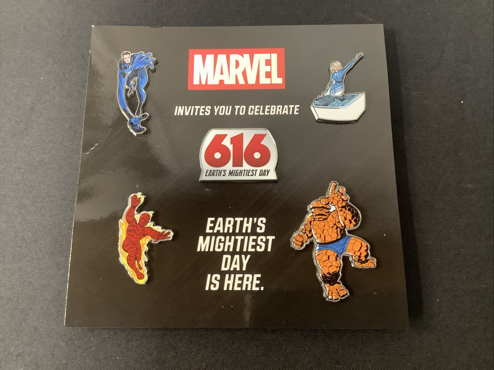 Marvel 616 Day 2025 Bundle: 616 Comic Pack Sealed! F4 Pin Set, Letter & Envelope