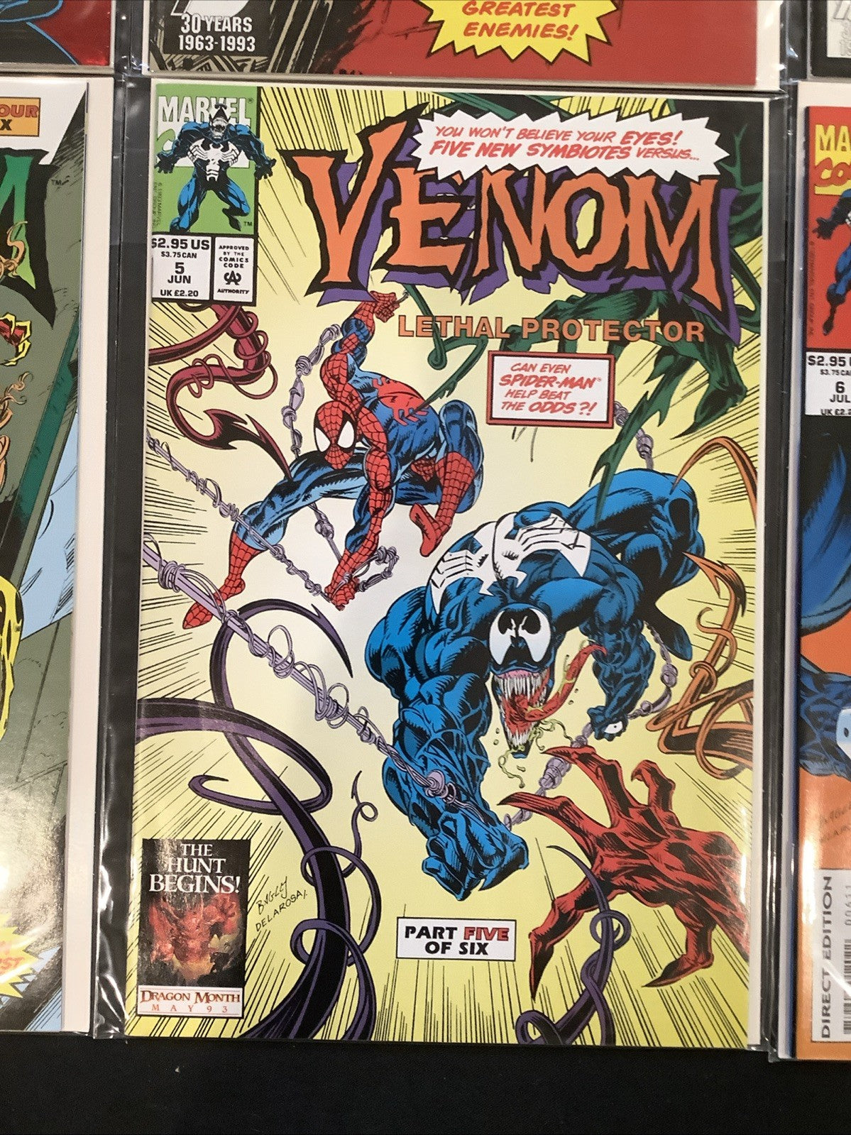 Venom: Lethal Protector #1-6 Complete Comics Series, Marvel, 1st Solo Title