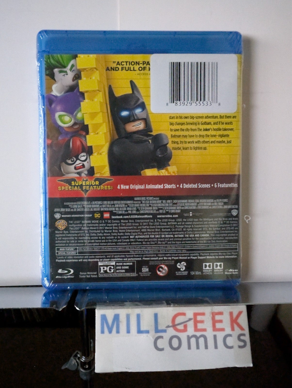 The Lego Movie / The Lego Movie 2 / The Lego Batman Movie (Blu-Ray) Like New -JD