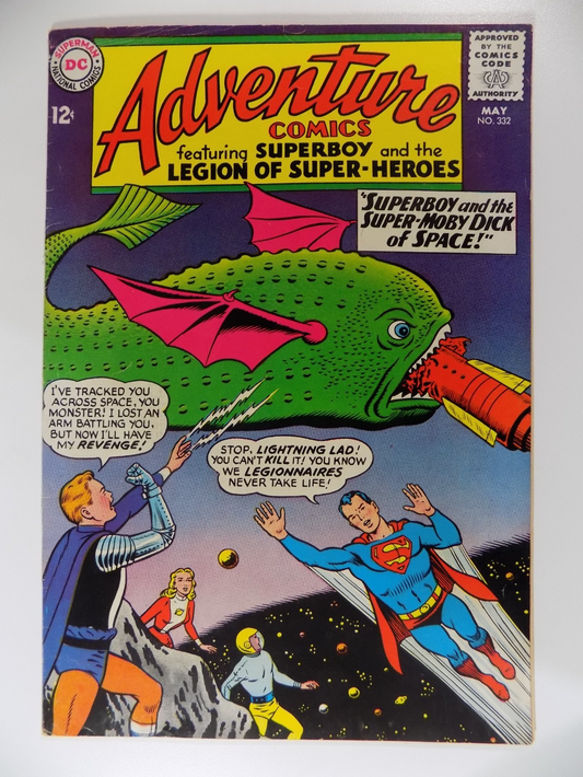 Adventure Comics #332 DC Comic May 1965 Fine