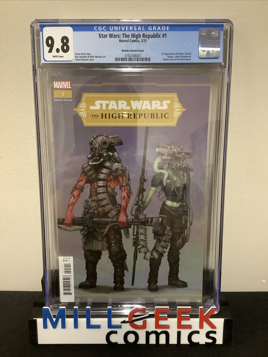 Star Wars: The High Republic #1, CGC Graded 9.8, Blanche 1:10 Ratio Variant