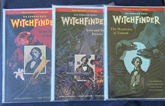 Sir Edward Grey Witchfinder Volumes 1-3 TPB Lot (1st printings - Dark Horse)