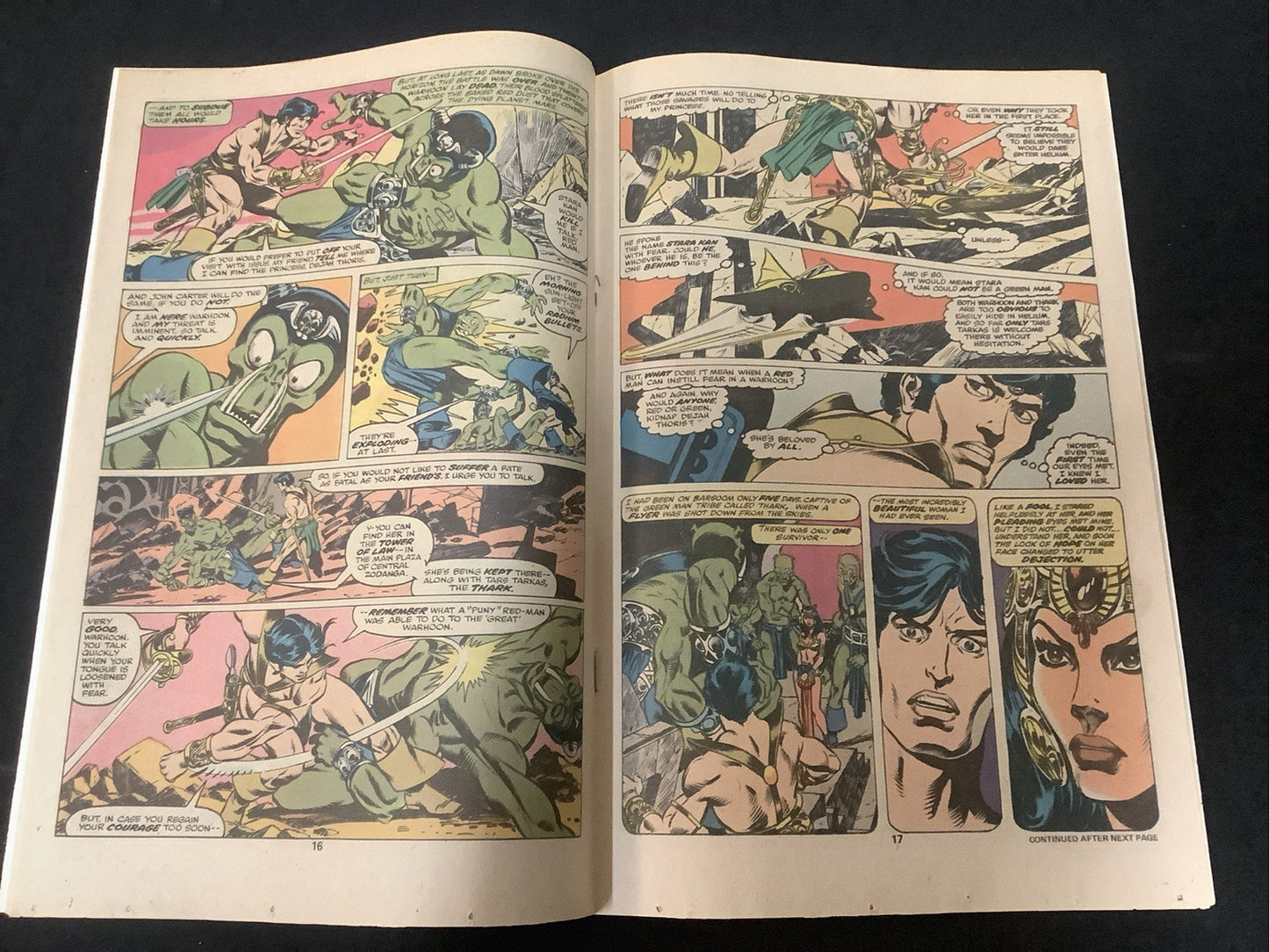 John Carter Warlord of Mars #1 (Marvel Comics June 1977) VF (8.0) Marv Wolfman