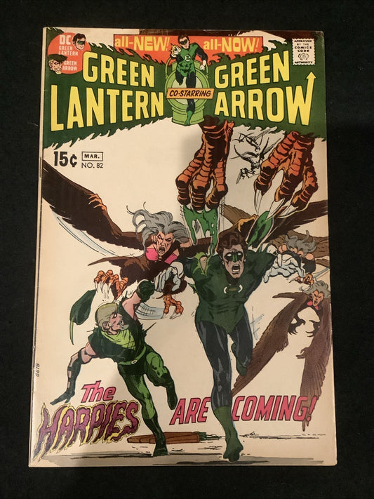 Green Lantern #82 (DC Comics Feb-Mar 1971) F/VF (7.0) Denny O’Neil, Neal Adams