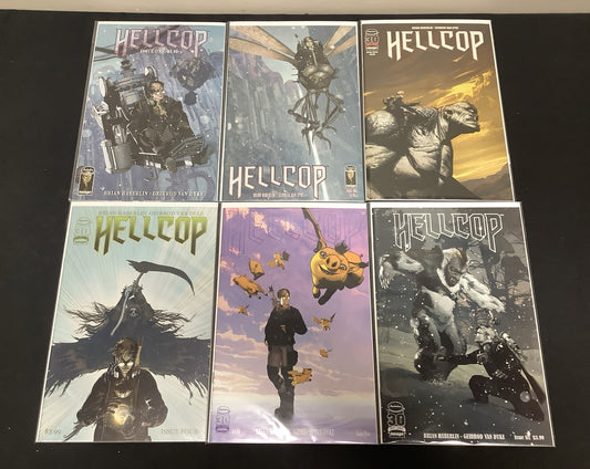 Hellcop #1-6 Comic Lot, Image Comics, Brian Hamberlin/Geirrod Van Dyke, 2021
