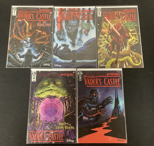 Star Wars Adventures: Return to Vader’s Castle #1-5 Comic Set, IDW, Francavilla