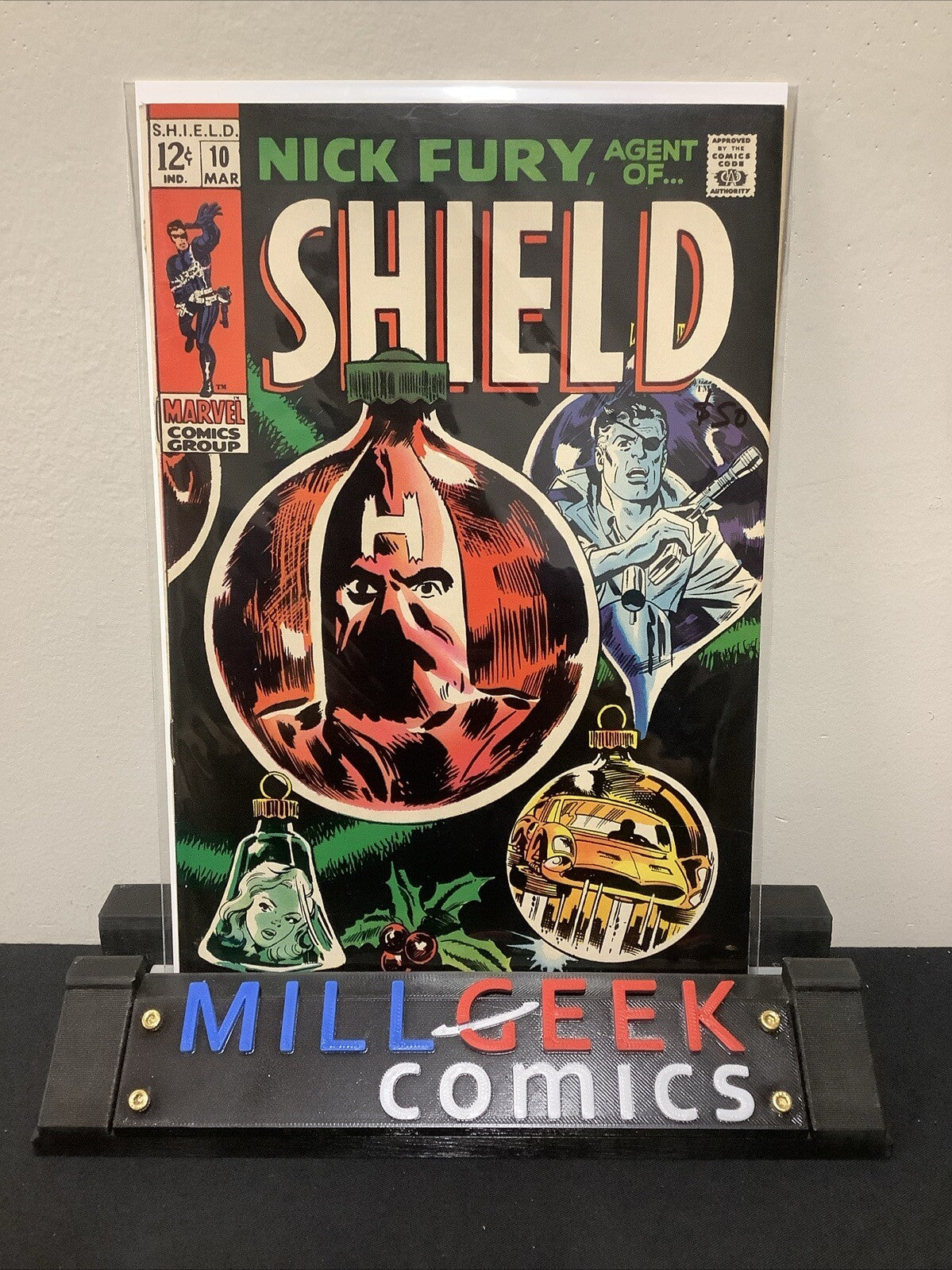 Nick Fury Agent of Shield #10 (Marvel Comics March 1969) VF- (7.5) Stan Lee