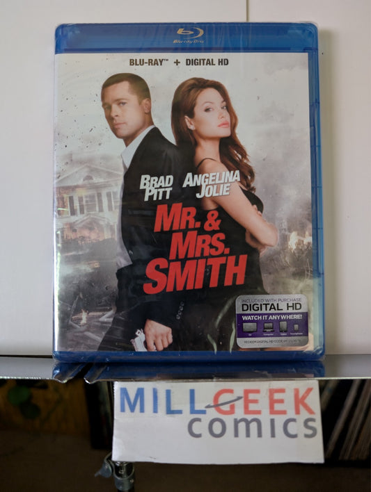 Mr. & Mrs. Smith, Brad Pitt (Blu-ray 2005) Brand New SEALED -JD