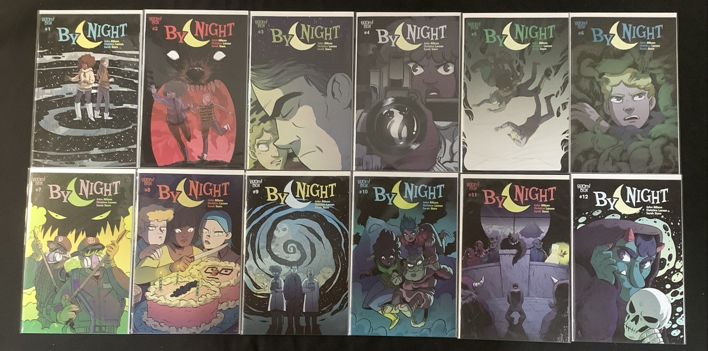 BY NIGHT #1-12 Complete Comic Series, Boom! Box, John Allison/Christine Larsen