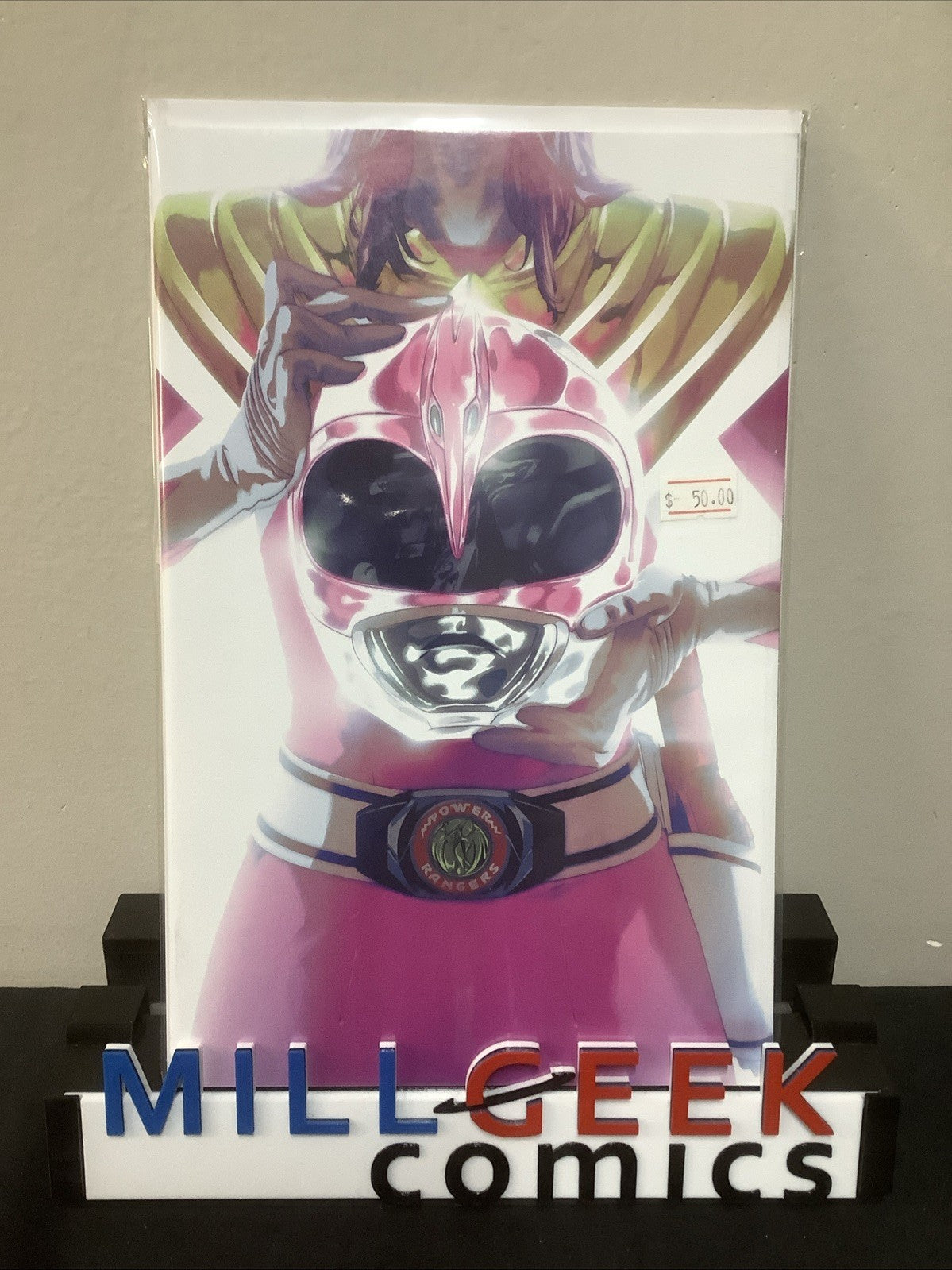 Mighty Morphin Power Rangers Shattered Grid #1 (2018) Montes Ltd. Edition Cover