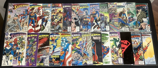 Superman #52-107 Comic Lot, DC Comics, Open Polybag, Death Of Superman/Doomsday