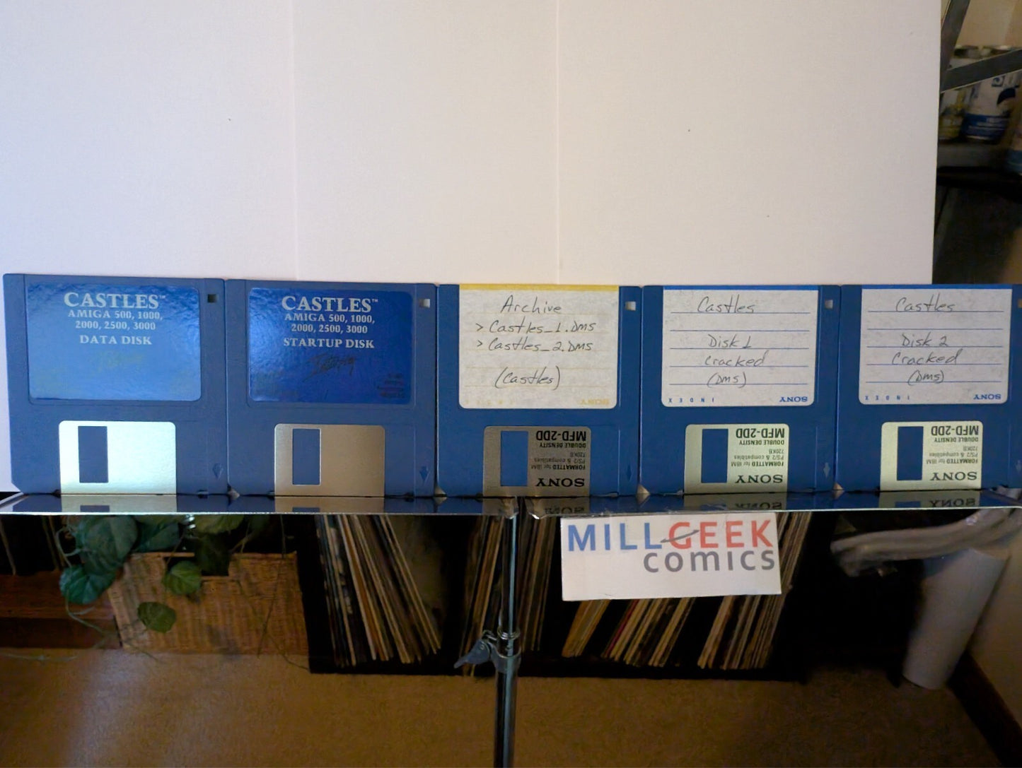 Castles, Interplay, 3.5" discs (1991 Amiga) US Complete Big Box -JD