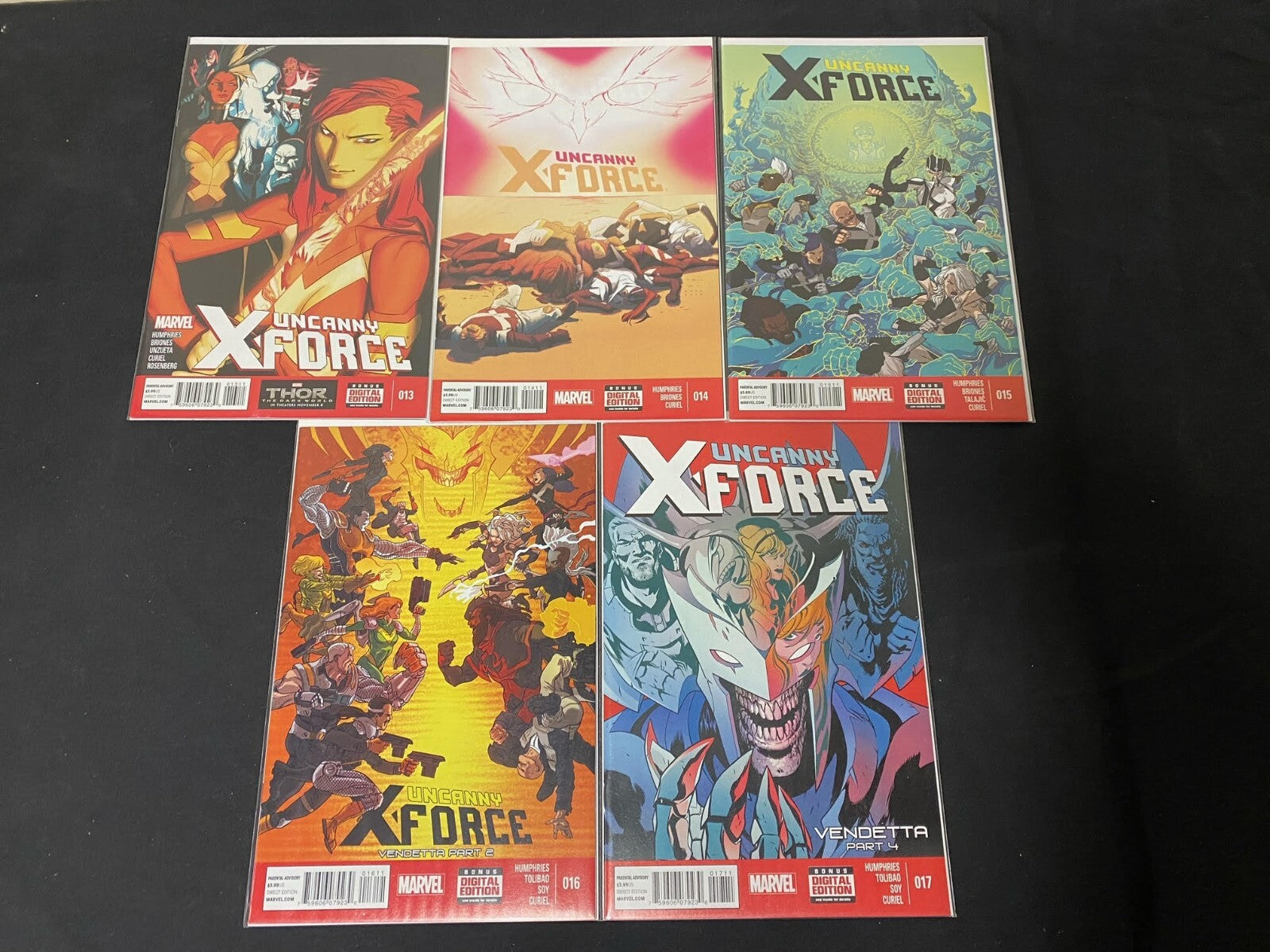 Uncanny X-Force #1-17 Marvel