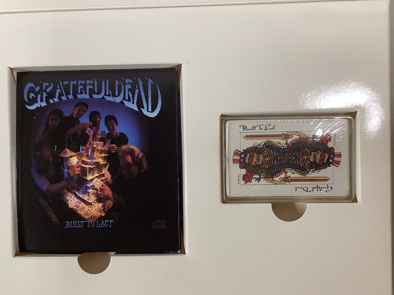 Grateful Dead Dead In A Deck Box Set Built To Last Picture CD, Playing Cards -JD