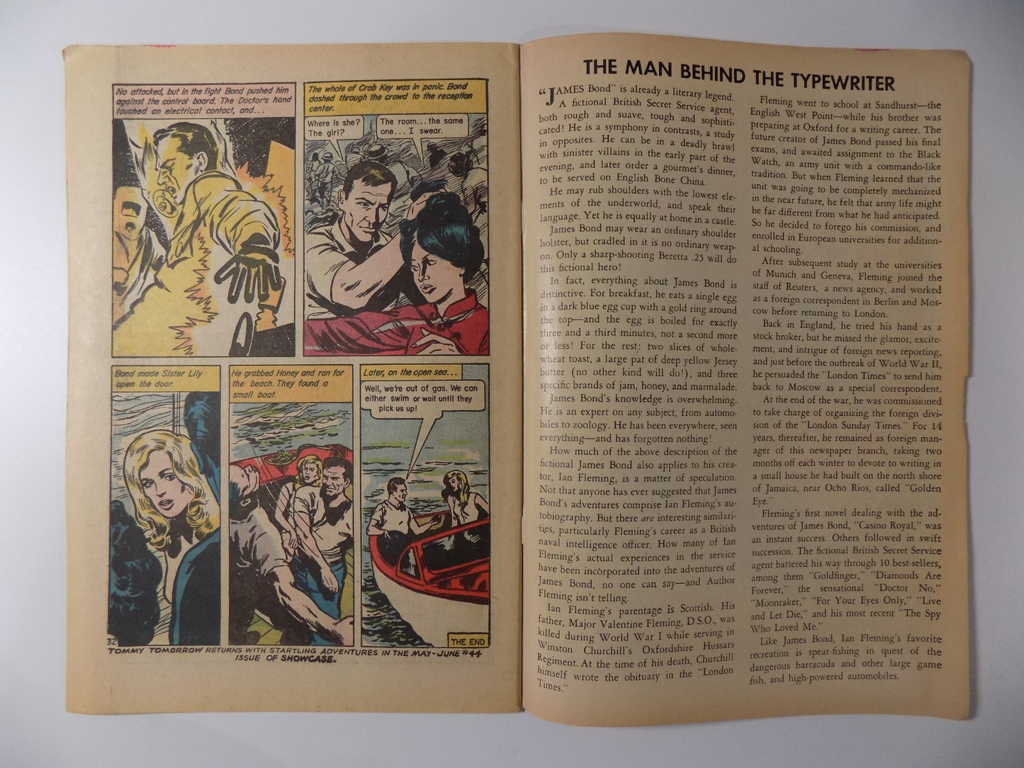 Showcase #43 1st James Bond DC Comic Fine/Very Fine April 1963