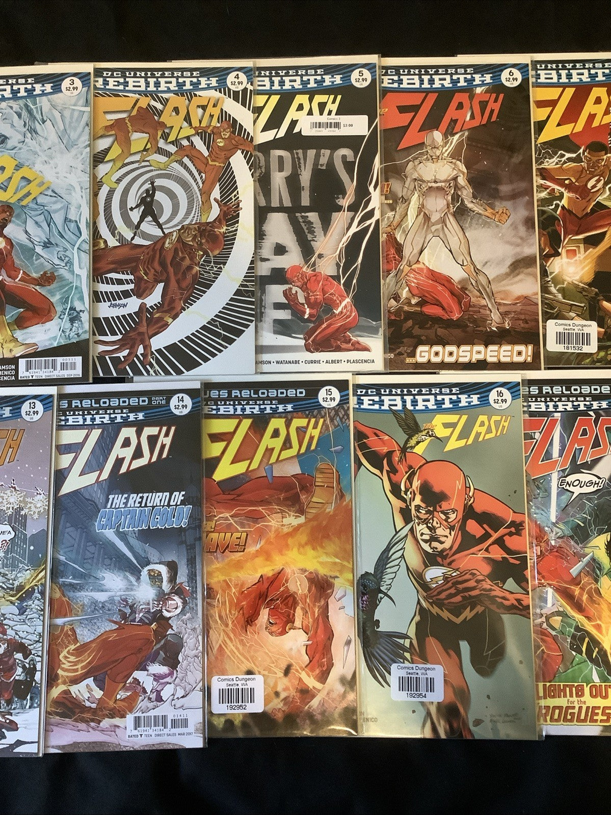 Flash #1-40 Comic Lot, DC Comics, Joshua Williamson, 1st App Avery Ho, Godspeed