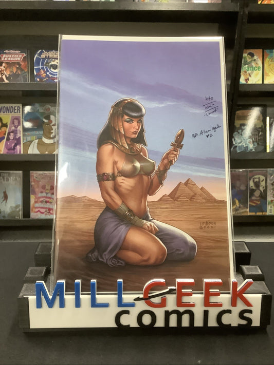 Betty Page Alien Agenda #2 (2021) NM- (9.2) Linsner Limited Virgin Variant