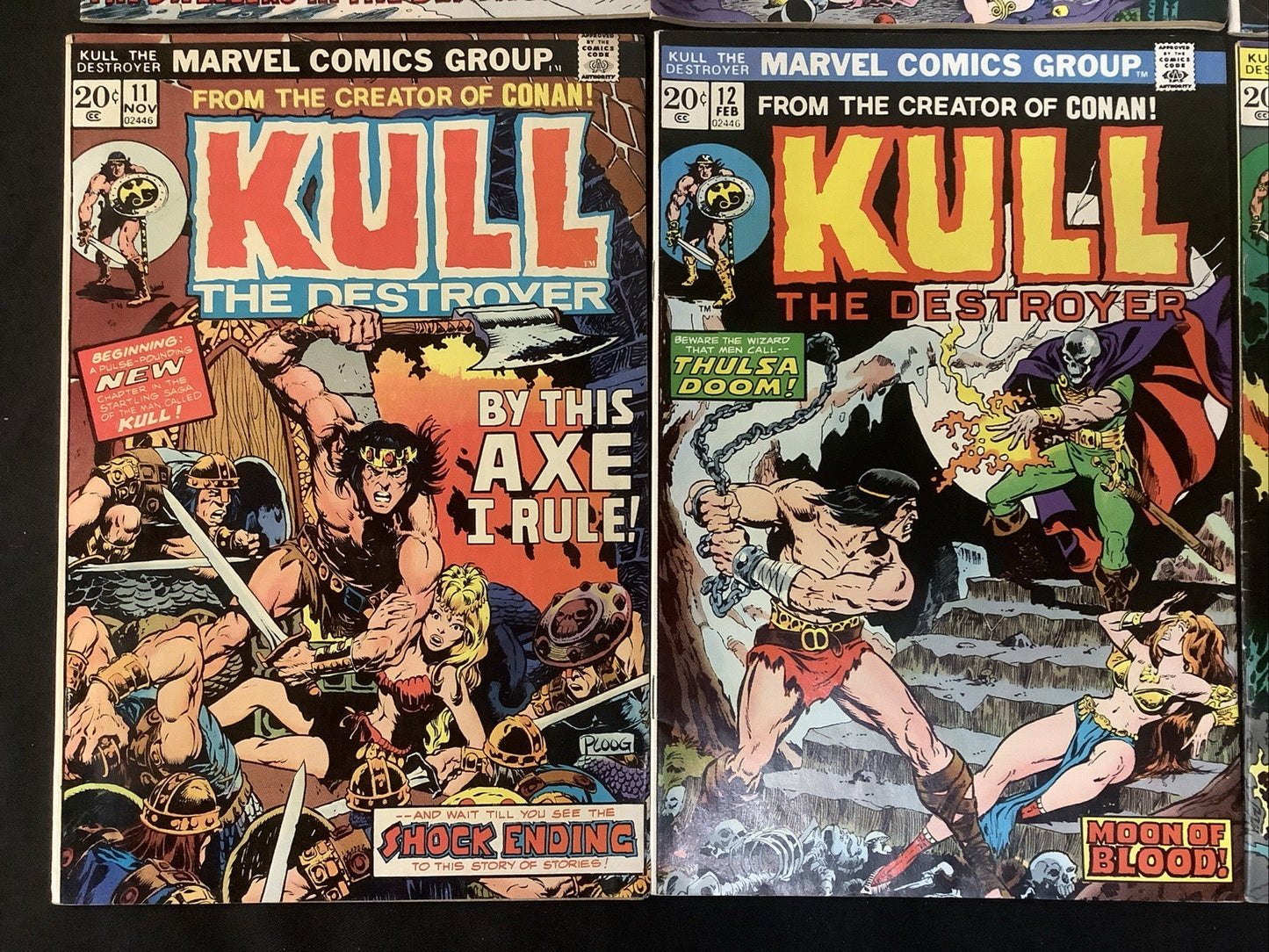 Kull, the Conqueror #7-14 Comic Lot, Becomes “Kull The Destroyer” Reader Copies