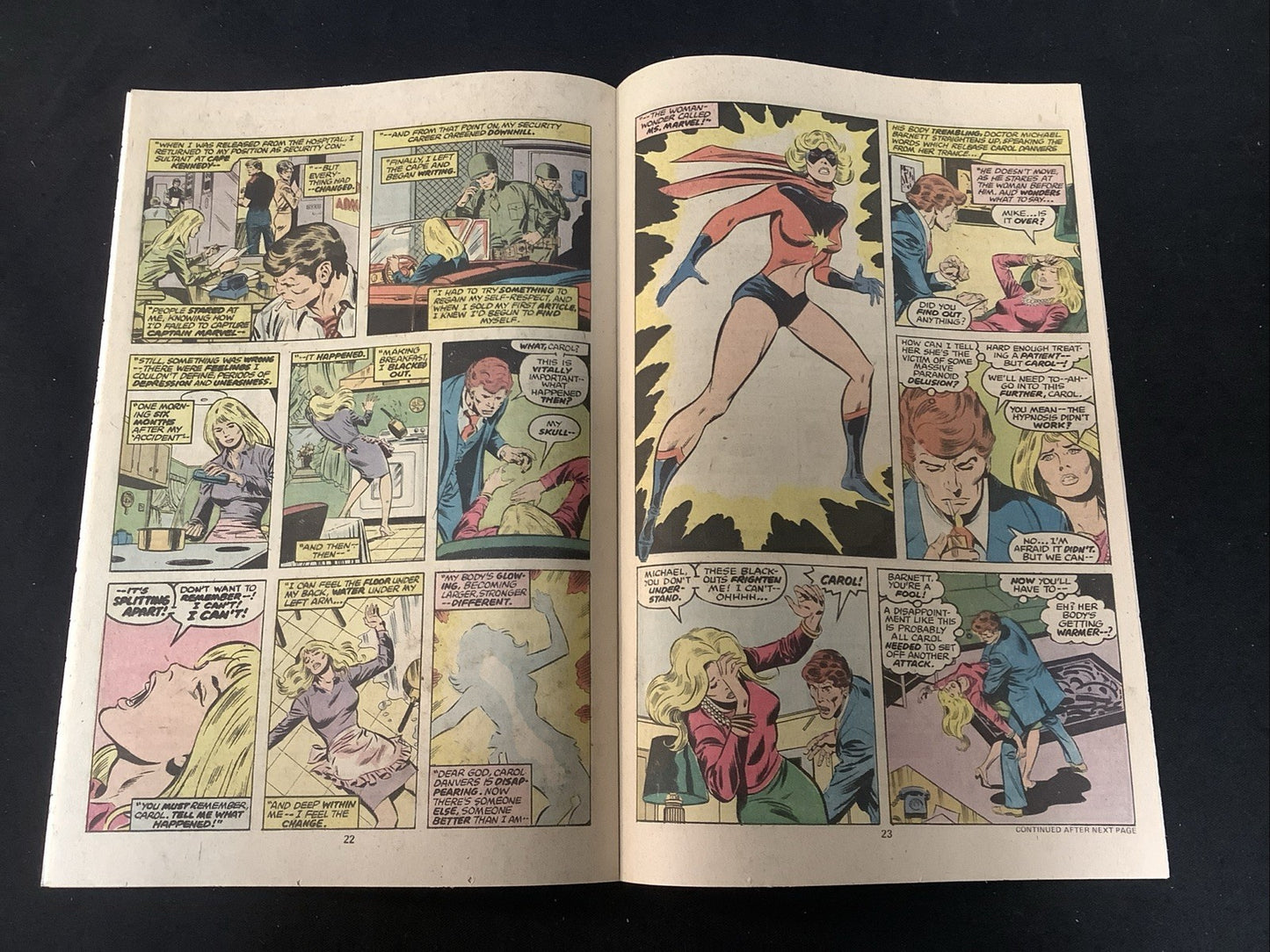 Ms. Marvel #2 (Marvel Comics February 1977) NM- (9.2) John Buscema/Joe Sinnott